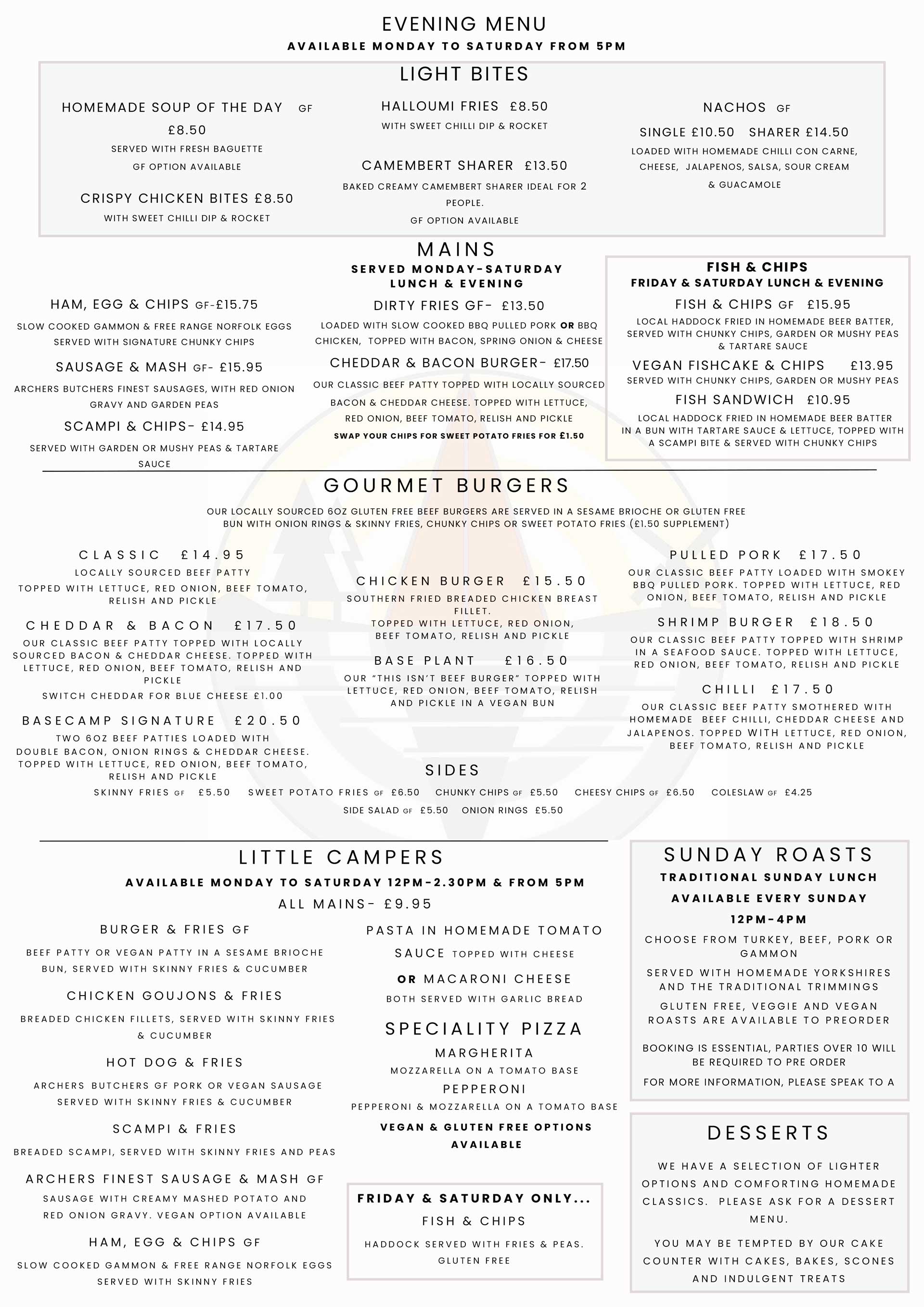 Page 2 of Menu